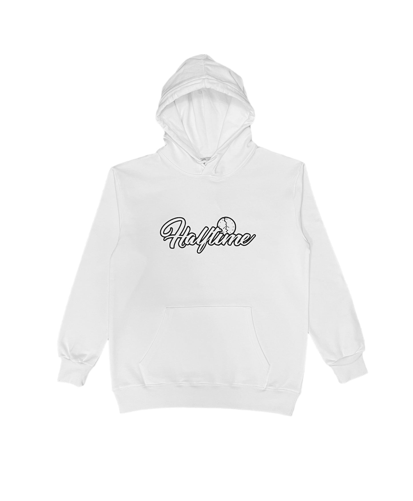 Halftime White Trench Designer Hoodie
