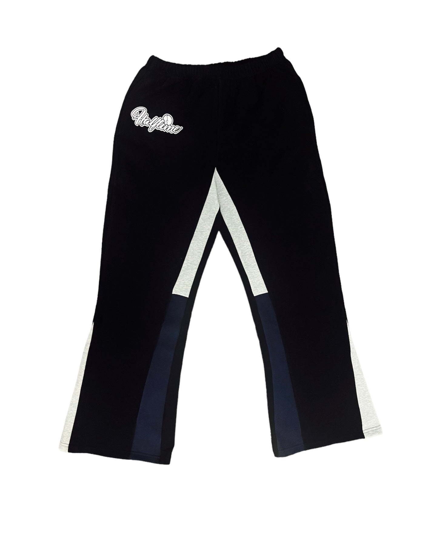 (NEW) Black Halftime Flared Sweatpants (Unisex)